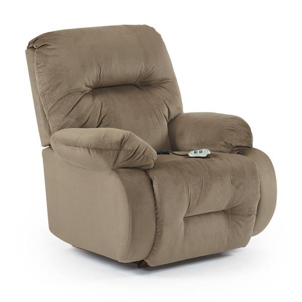 BRINLEY LEATHER POWER HEAD TILT SPACE SAVER RECLINER- 8MZ84LV - J. Patrick’s Furniture (Pooler, GA)