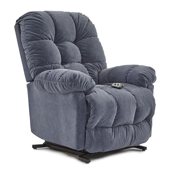 BROSMER LEATHER POWER HEAD TILT ROCKER RECLINER- 9MZ87-1LU - J. Patrick’s Furniture (Pooler, GA)