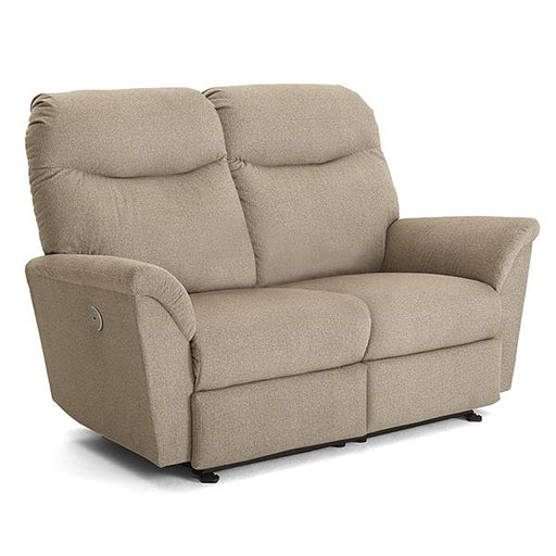 CAITLIN LOVESEAT LEATHER POWER ROCKING CONSOLE LOVESEAT- L420CQ7 - J. Patrick’s Furniture (Pooler, GA)