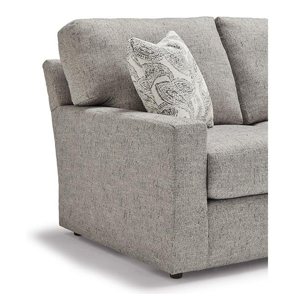 DOVELY COLLECTION STATIONARY SOFA W/2 PILLOWS- S25 - J. Patrick’s Furniture (Pooler, GA)
