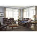 GENET COLLECTION LEATHER POWER RECLINING SOFA W/ FOLD DOWN TABLE- S960CZ4 - J. Patrick’s Furniture (Pooler, GA)