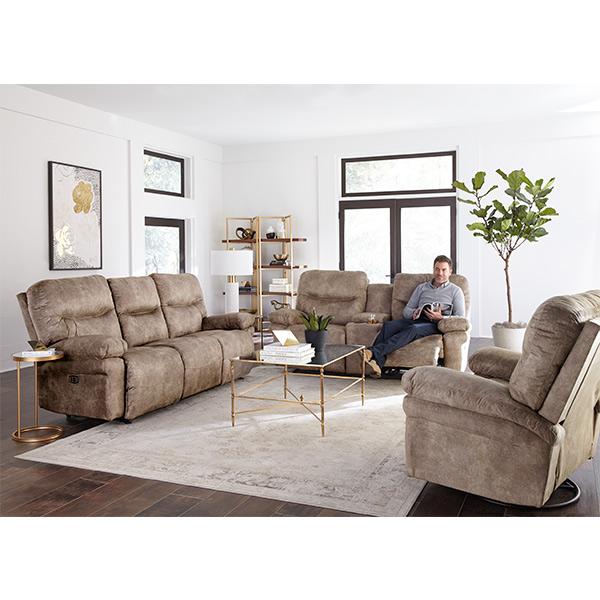 LEYA COLLECTION POWER HEAD TILT RECLINING SOFA- S670RZ4 - J. Patrick’s Furniture (Pooler, GA)
