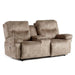 LEYA LOVESEAT POWER HEAD TILT ROCKER CONSOLE LOVESEAT - L670RY7 - J. Patrick’s Furniture (Pooler, GA)