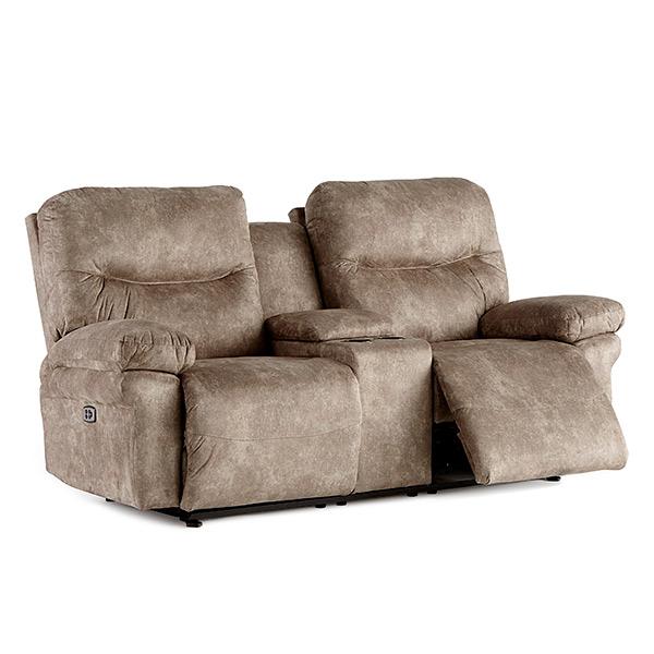LEYA LOVESEAT POWER HEAD TILT ROCKER CONSOLE LOVESEAT - L670RY7 - J. Patrick’s Furniture (Pooler, GA)