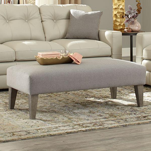 LINETTE BENCH OTTOMAN W/2 PILLOWS- 9950R2P - J. Patrick’s Furniture (Pooler, GA)