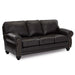 NOBLE COLLECTION LEATHER STATIONARY SOFA- S64ELU - J. Patrick’s Furniture (Pooler, GA)
