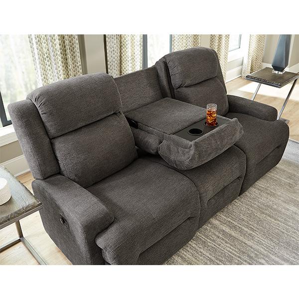 O'NEIL COLLECTION RECLINING SOFA W/ FOLD DOWN TABLE- S920RA4 - J. Patrick’s Furniture (Pooler, GA)