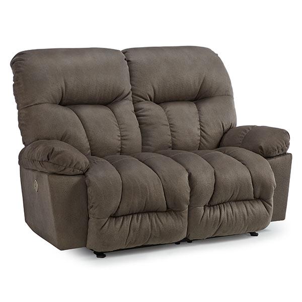 RETREAT LOVESEAT LEATHER POWER ROCKING CONSOLE LOVESEAT- L800CQ7 - J. Patrick’s Furniture (Pooler, GA)