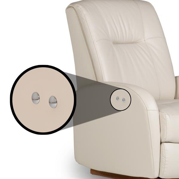 RUDDICK LEATHER POWER SWIVEL GLIDER RECLINER- 2AP45LV - J. Patrick’s Furniture (Pooler, GA)