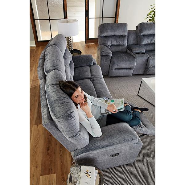 RYSON COLLECTION POWER HEAD TILT RECLINING CONVERSATION SOFA- U850RZ4 - J. Patrick’s Furniture (Pooler, GA)