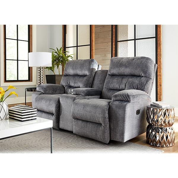 RYSON LOVESEAT POWER HEAD TILT ROCKER CONSOLE LOVESEAT - L850RY7 - J. Patrick’s Furniture (Pooler, GA)