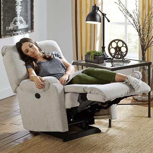 SEDGEFIELD LEATHER POWER LIFT RECLINER- 9AW61LV - J. Patrick’s Furniture (Pooler, GA)