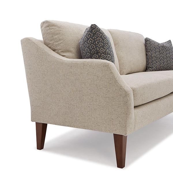 SYNDICATE COLLECTION STATIONARY SOFA W/2 PILLOWS- S32E - J. Patrick’s Furniture (Pooler, GA)