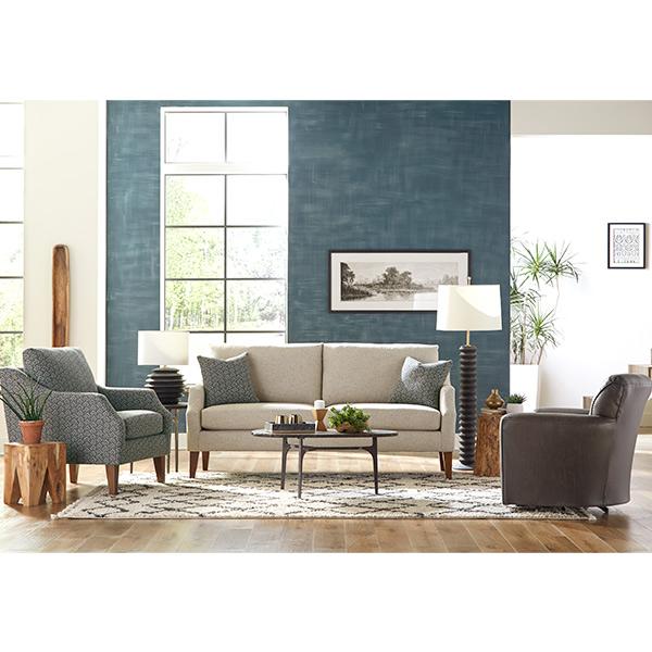 SYNDICATE COLLECTION STATIONARY SOFA W/2 PILLOWS- S32E - J. Patrick’s Furniture (Pooler, GA)