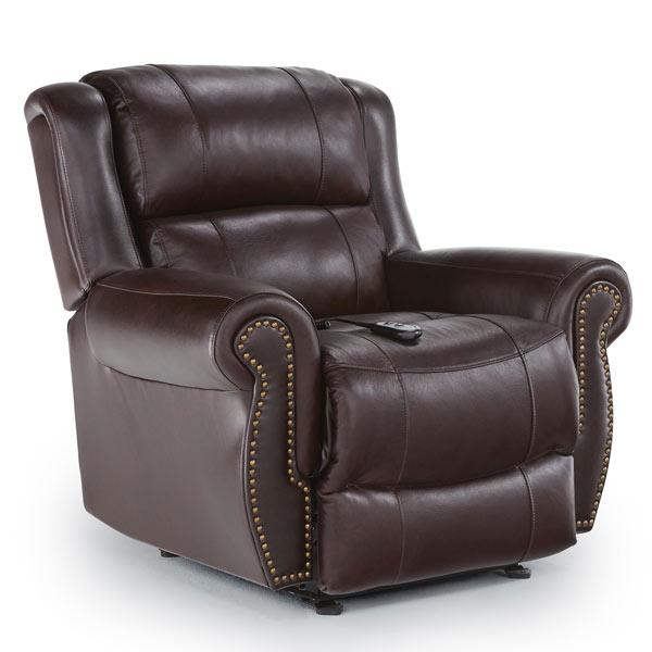 TERRILL LEATHER POWER SPACE SAVER RECLINER- 8NP74LU - J. Patrick’s Furniture (Pooler, GA)