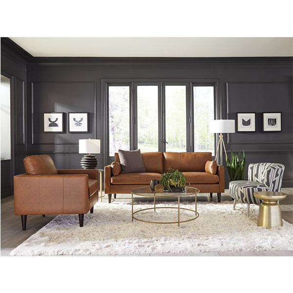 TRAFTON COLLECTION STATIONARY SOFA W/2 PILLOWS- S10BN - J. Patrick’s Furniture (Pooler, GA)