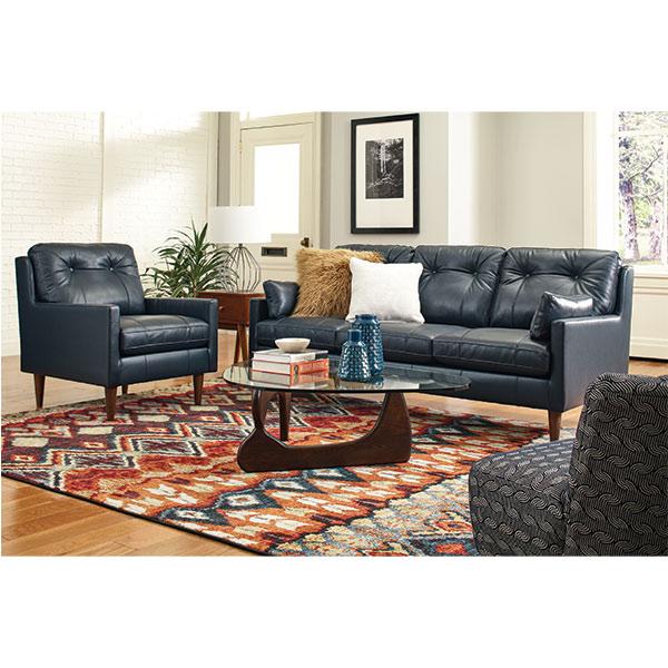 TREVIN COLLECTION STATIONARY SOFA W/2 PILLOWS- S38R - J. Patrick’s Furniture (Pooler, GA)