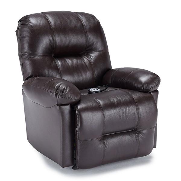 ZAYNAH LEATHER SPACE SAVER RECLINER- 9MW24LV - J. Patrick’s Furniture (Pooler, GA)