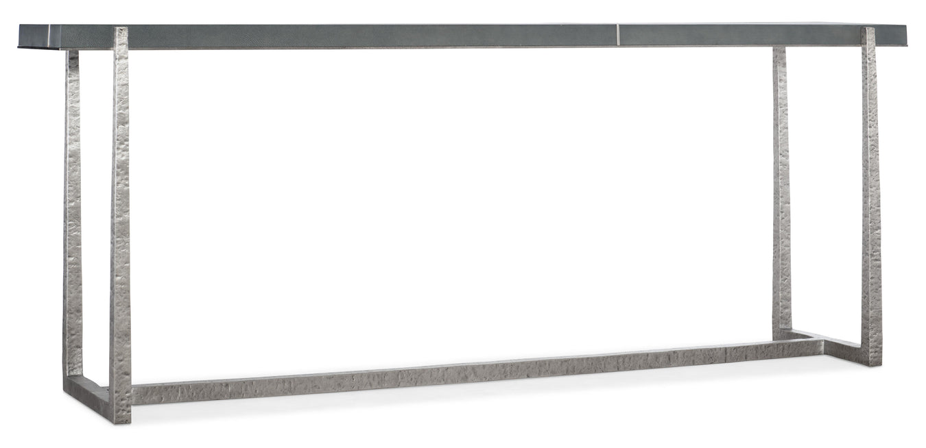 Metal and Faux Shagreen