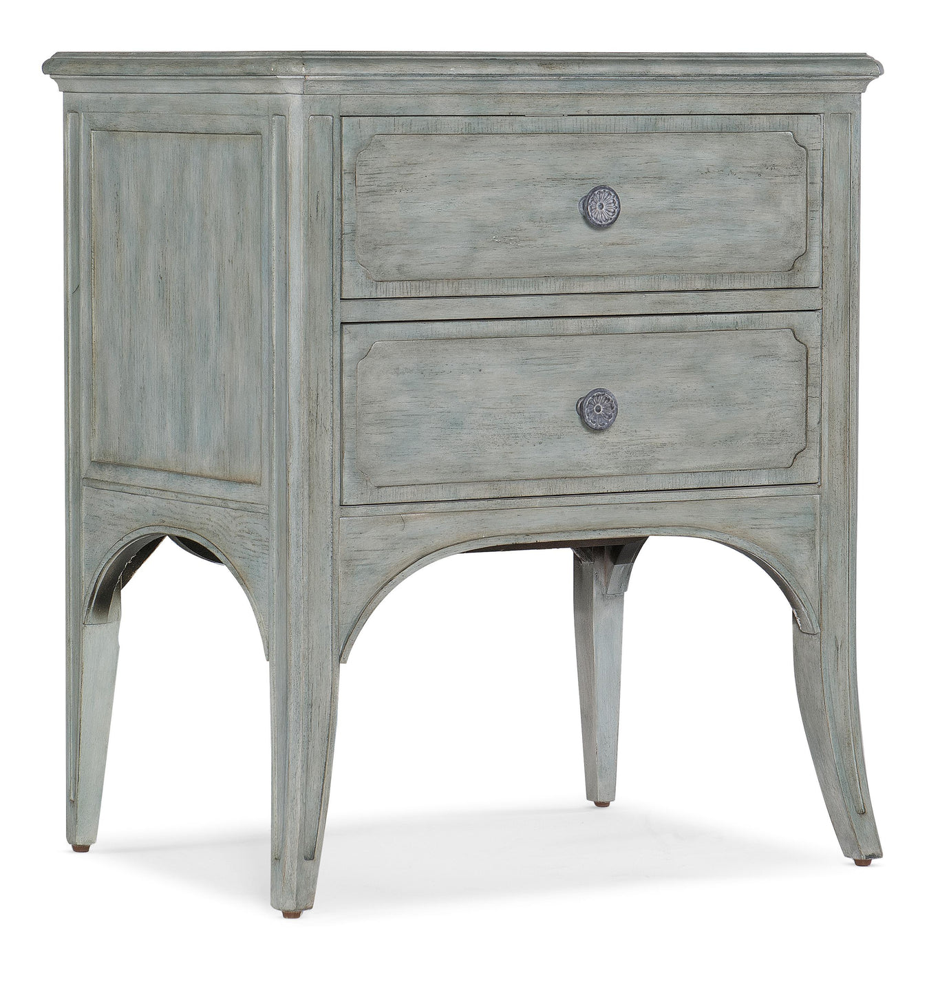 Hickory Veneers with Solid-Wood Edge Top