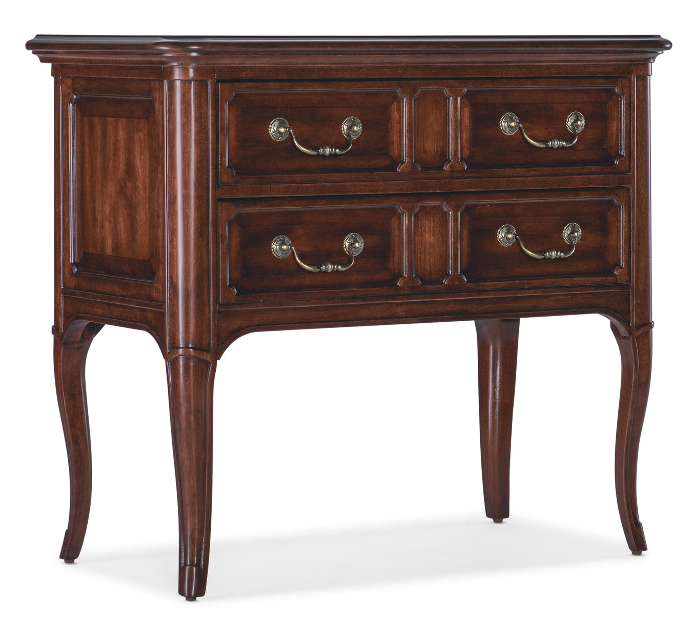 Cherry Veneers with Walnut Inlay and Solid-Wood Edge Top