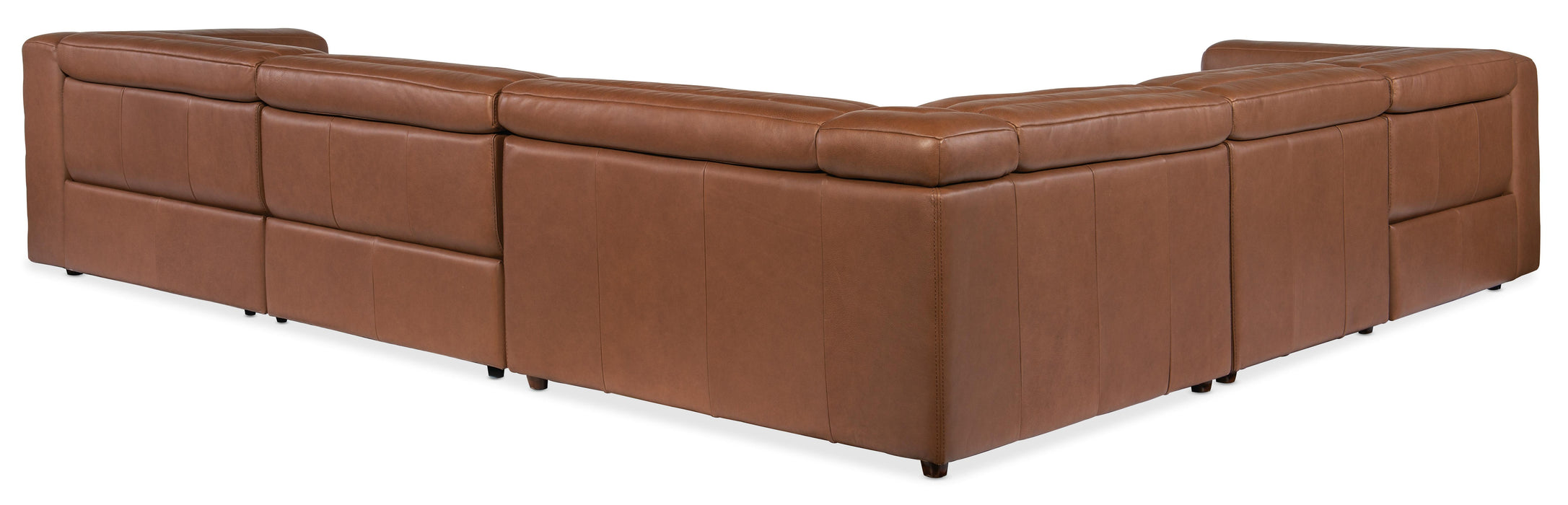 Chatelain 5-Piece Power Headrest Sectional with 2 Power Recliners - SS454-G5PS-088
