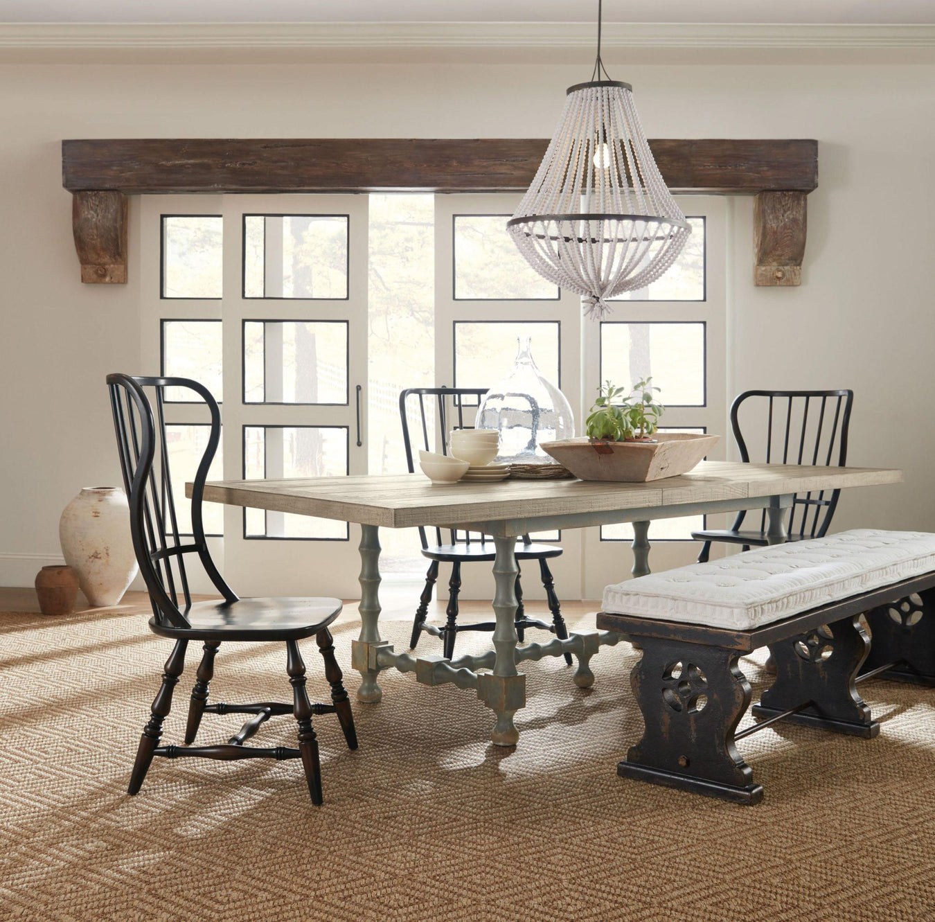 Pine Veneers with Solid-Wood Edge Top
