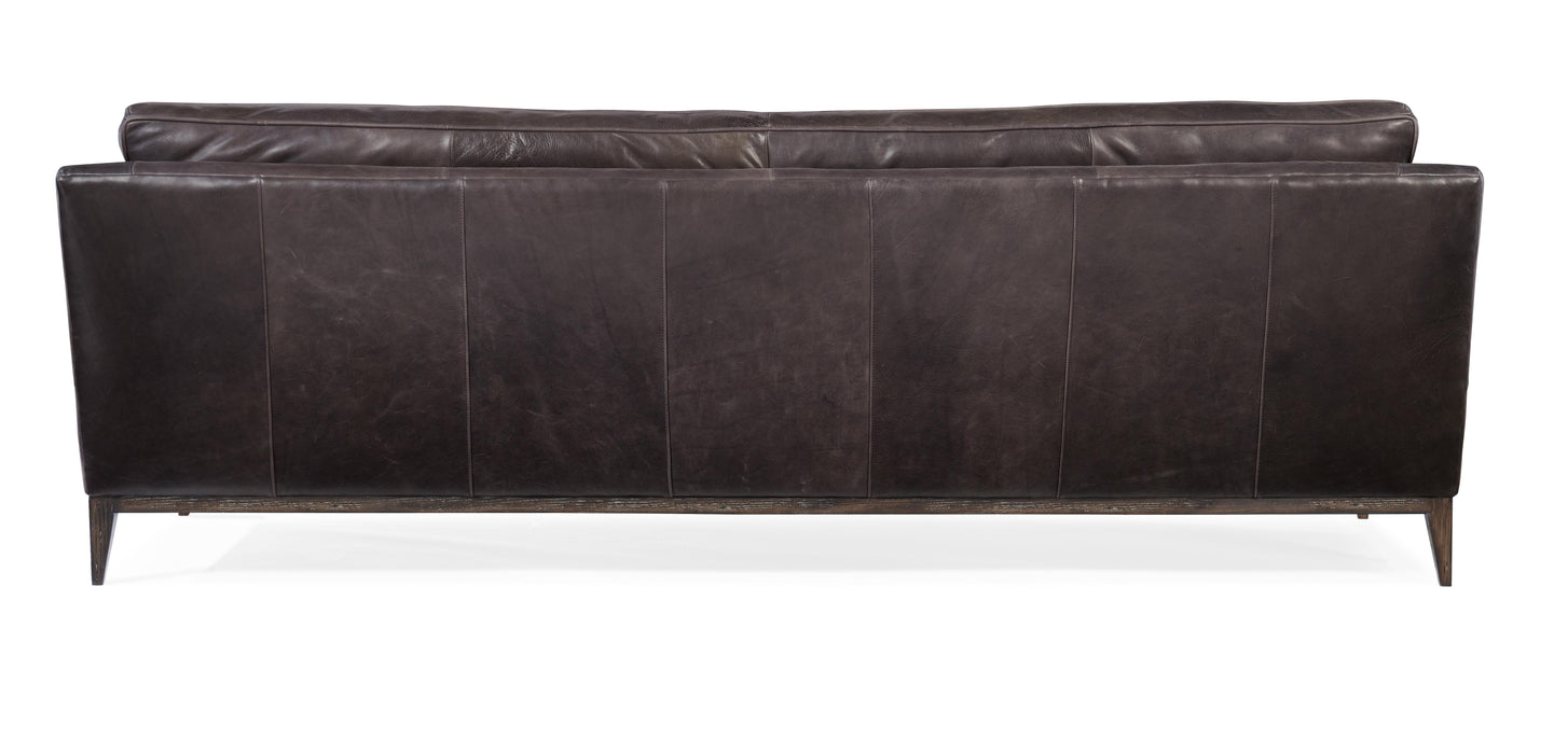 Kandor Leather Stationary Sofa