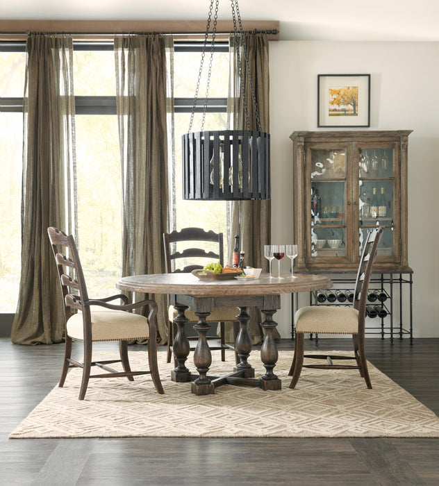 La Grange Twin Sisters Ladderback Arm Chair - 2 per carton/price ea