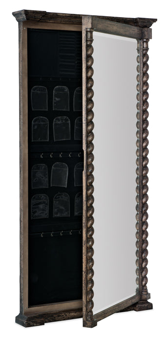 La Grange Vail Floor Mirror w/Jewelry Storage