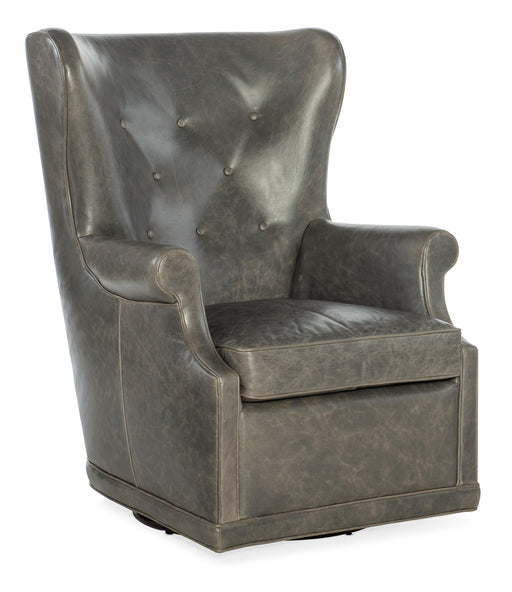 Mai Wing Swivel Club Chair - CC536-SW-091 - J. Patrick’s Furniture (Pooler, GA)