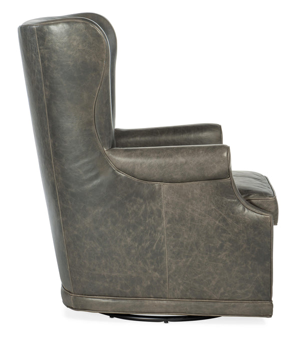 Mai Wing Swivel Club Chair - CC536-SW-091 - J. Patrick’s Furniture (Pooler, GA)