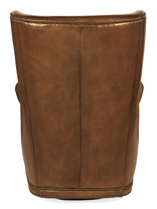 Maya Wing Swivel Club Chair - J. Patrick’s Furniture (Pooler, GA)