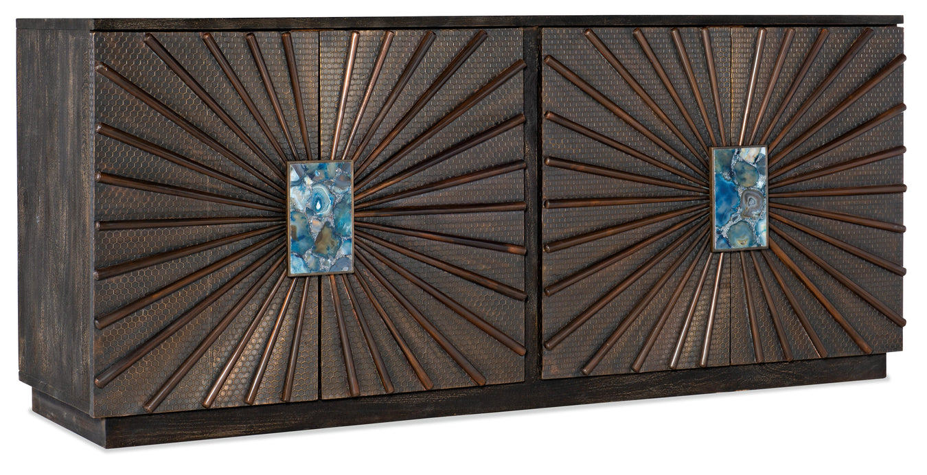 Mango Wood with Brass Sheet