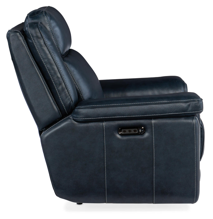 Montel Lay Flat Power Recliner with Power Headrest & Lumbar - SS705-PHL1-047