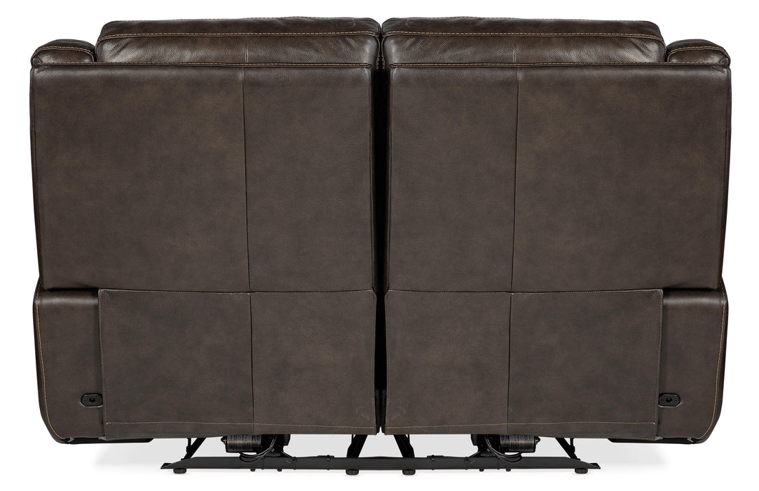 Montel Lay Flat Power Loveseat with Power Headrest & Lumbar - SS705-PHL2-095