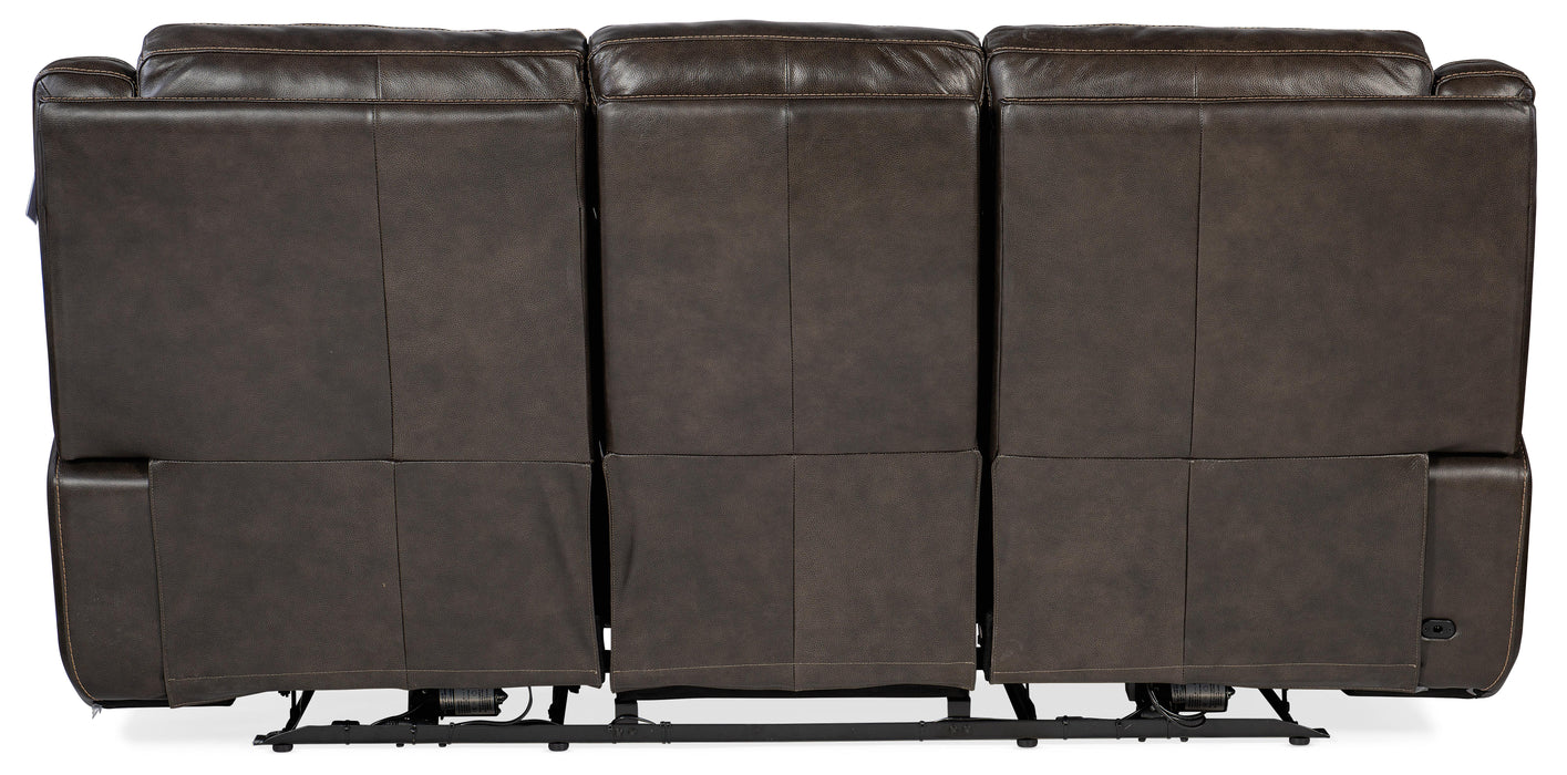 Montel Lay Flat Power Sofa with Power Headrest & Lumbar - SS705-PHL3-095