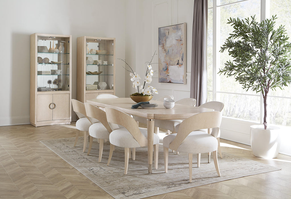 Nouveau Chic Rectangle Dining Table w/1-22in Leaf