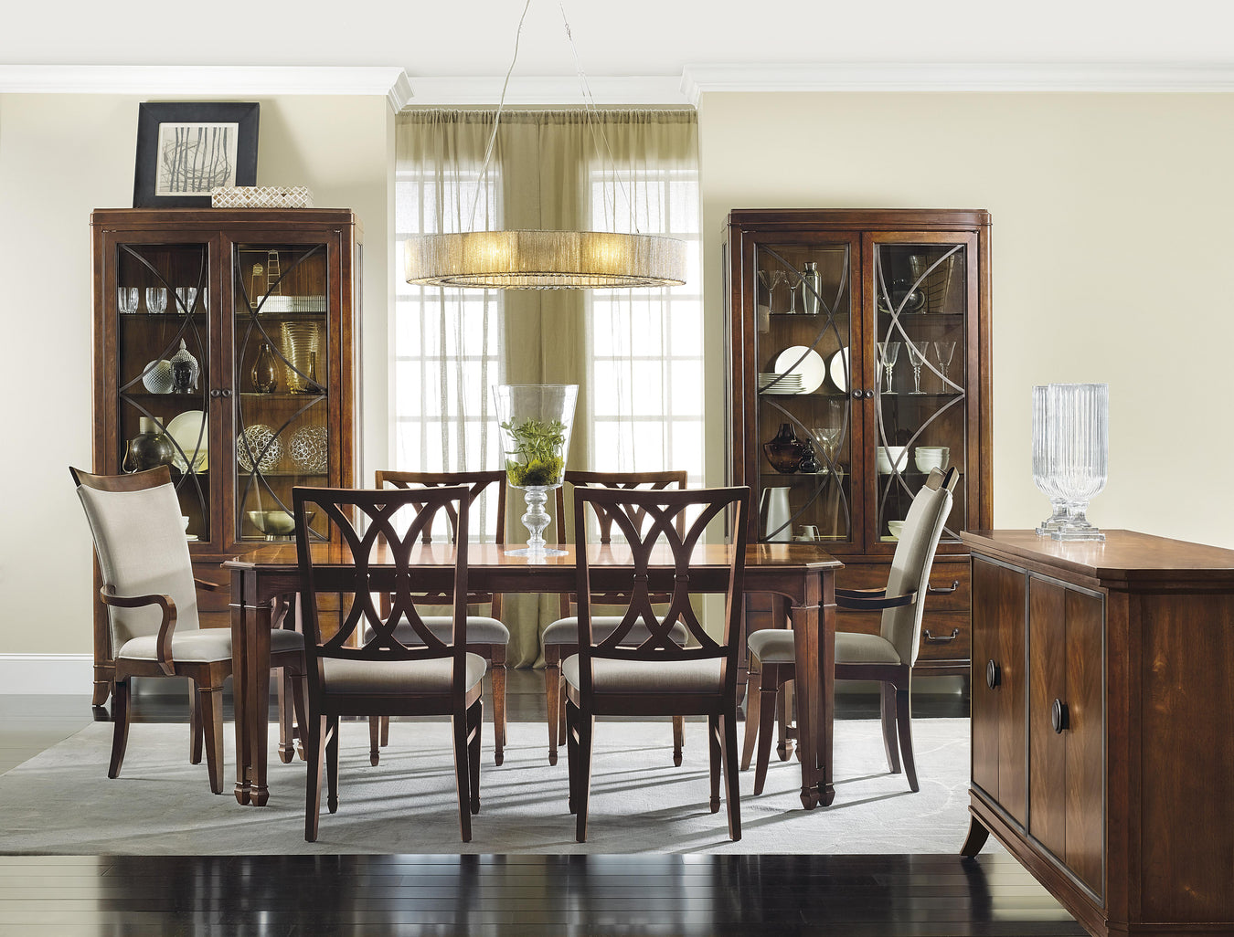 Walnut Veneers with Fabric