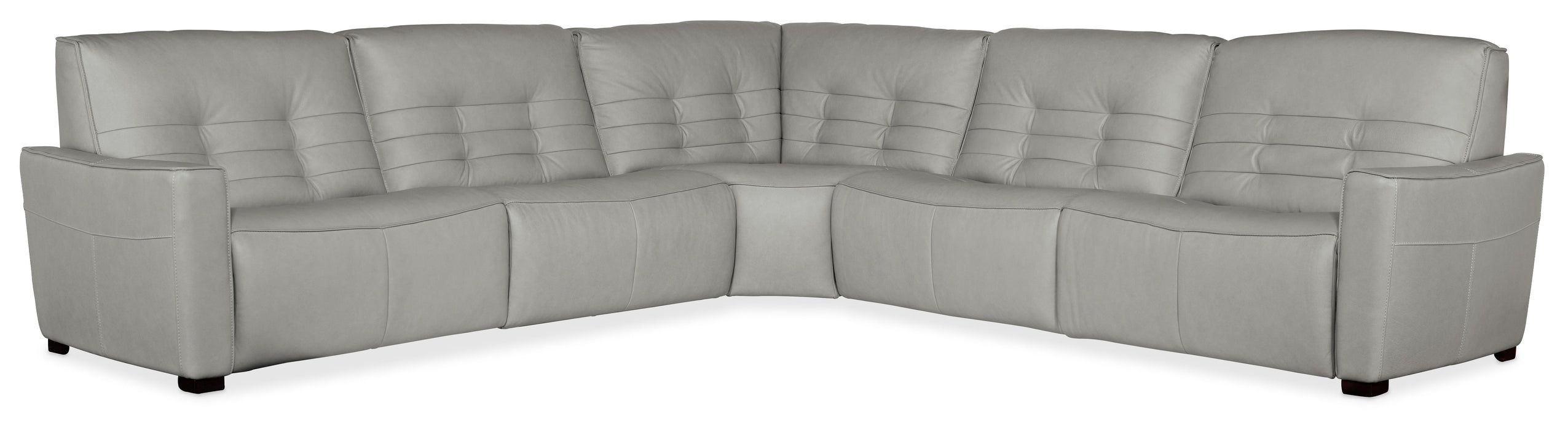 Reaux 5-Piece Power Recline Sectional w/3 Power Recliners