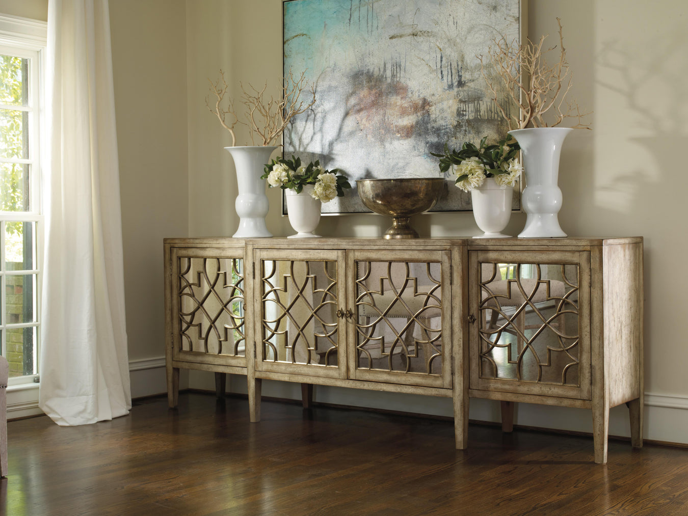 Oak Veneers and Mirror