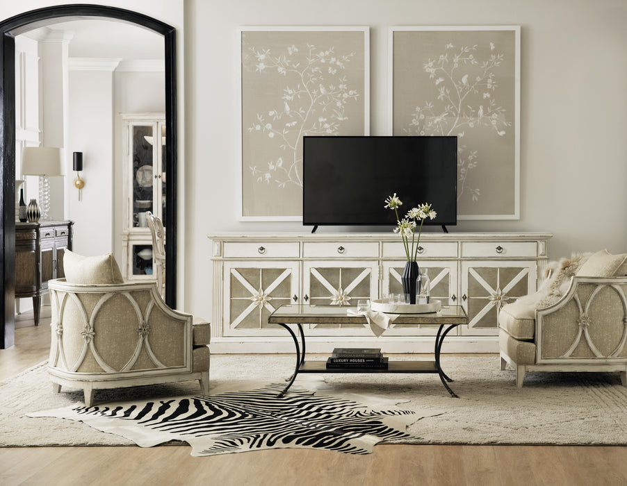 Sanctuary Grand Premier Entertainment Console Blanc