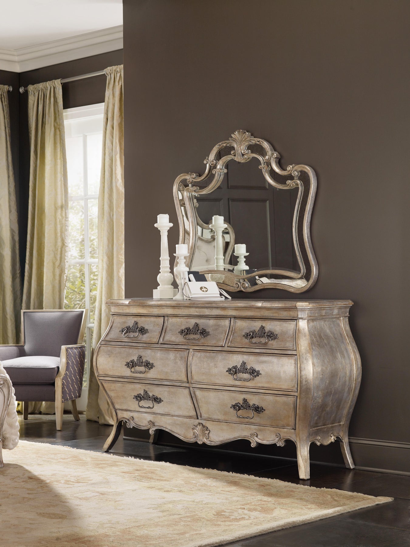 Antique Mirror and Resin