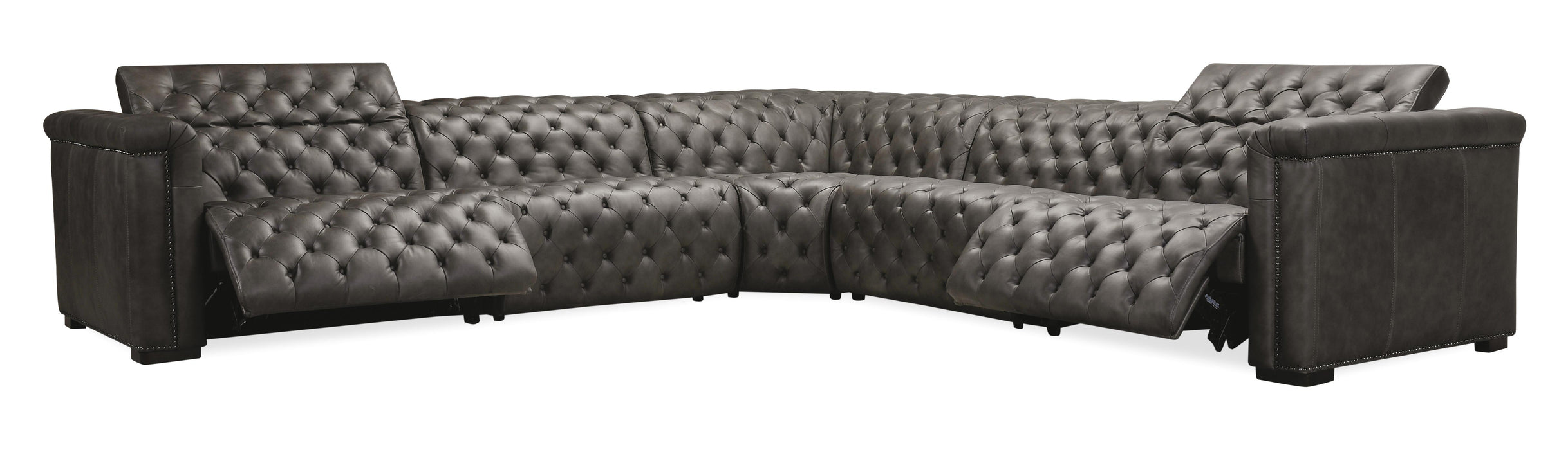 Savion Grandier 5 pc Sectional w/2 PWR Recline PWR Headrest