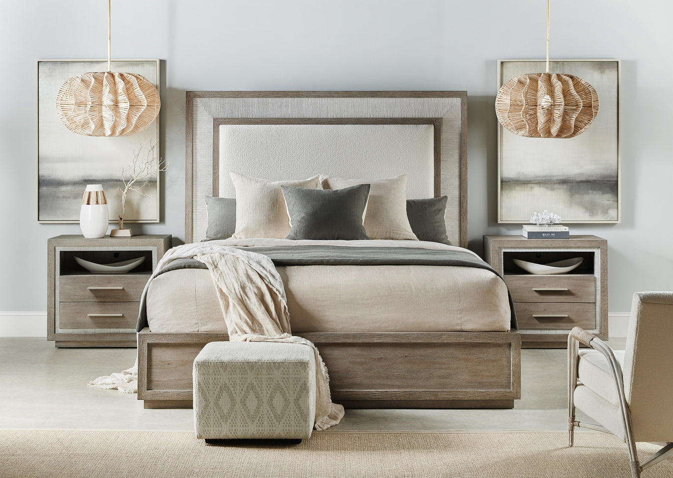 Oak Veneers with Fabric