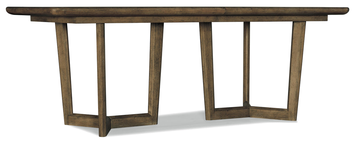 Pecan Veneers with Solid-Wood Edge Top