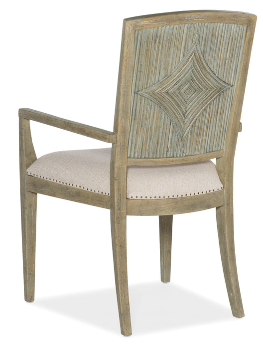 Surfrider Carved Back Arm Chair-2 per ctn/price ea