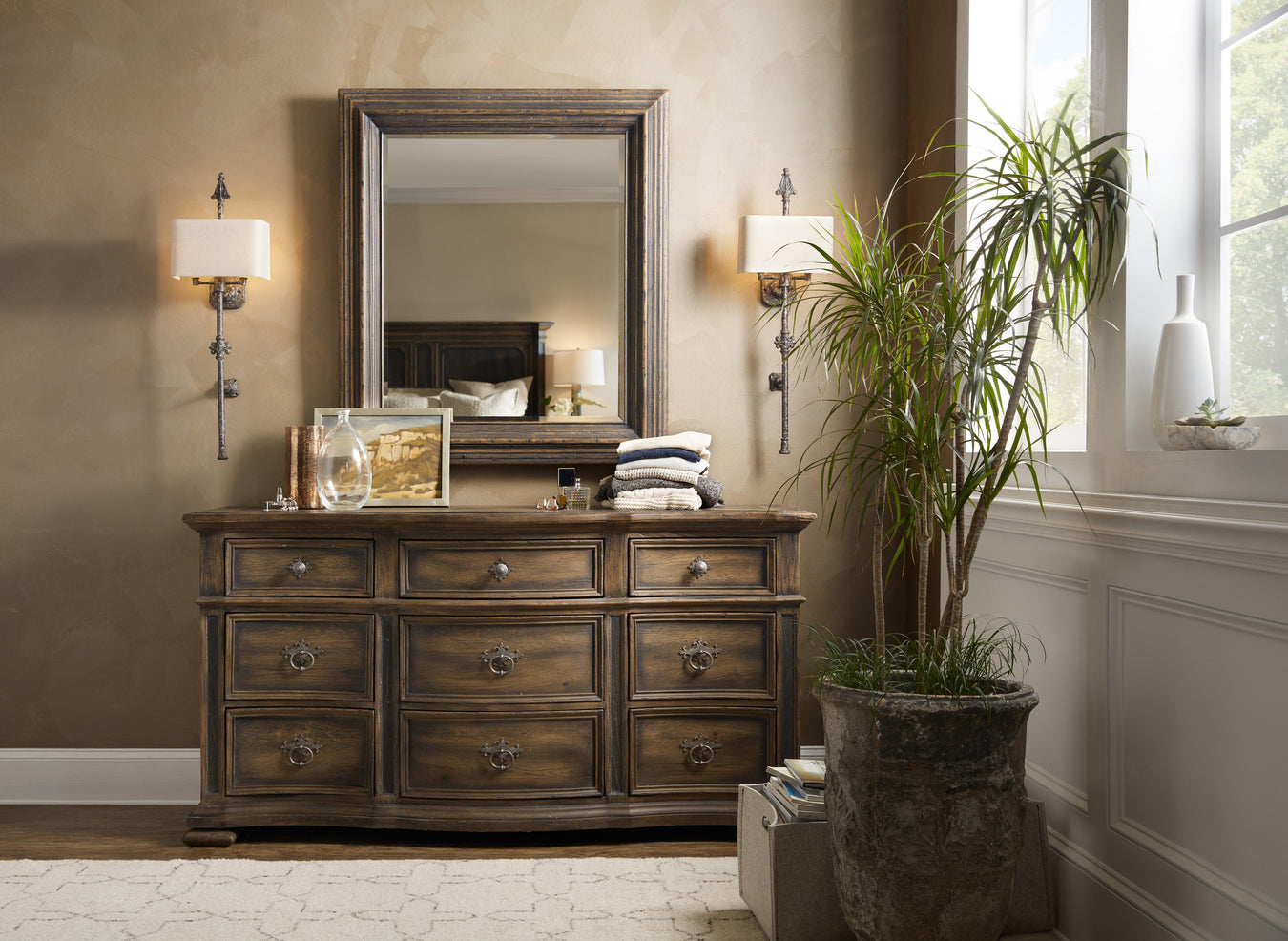 Hardwoods and Mirror Glass