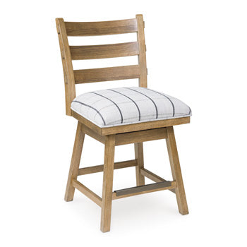 Gramburg Counter Height Swivel Barstool - J. Patrick’s Furniture (Pooler, GA)