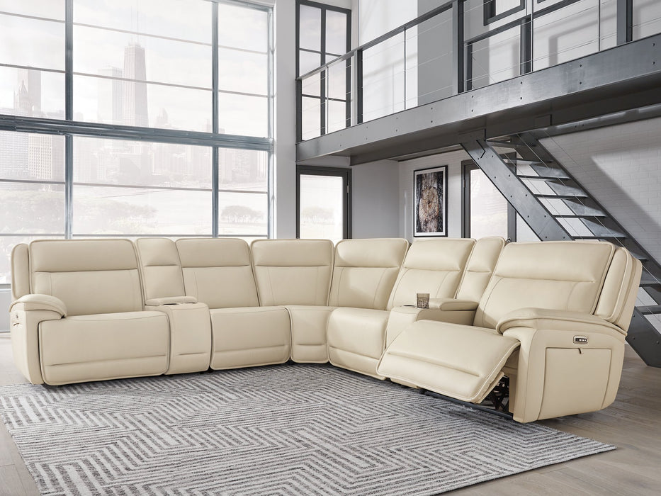 Double Deal Reclining Sectional with 2 Consoles - J. Patrick’s Furniture (Pooler, GA)
